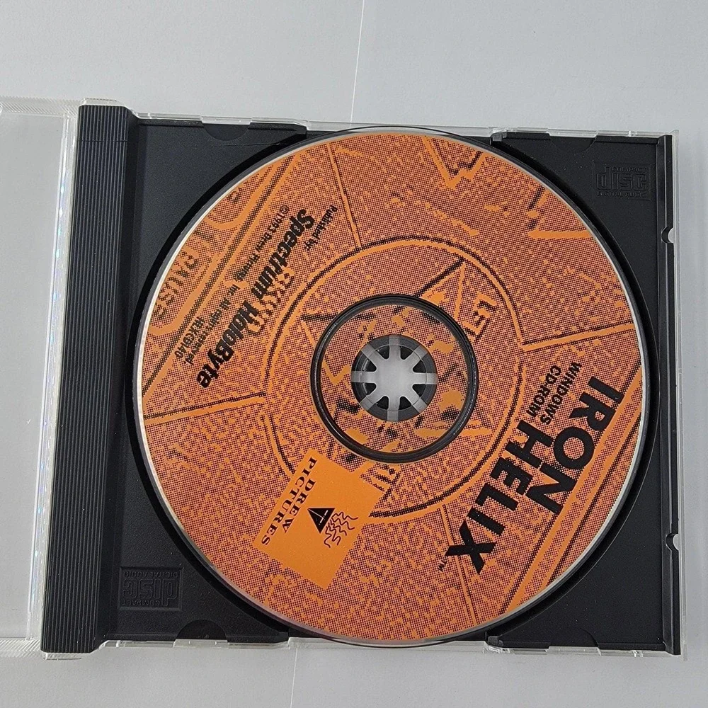 Iron Helix - PC CD-ROM Game (1993) Spectrum Holobyte Drew Pictures Vtg 90s Manu